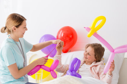 infermiera palloncini