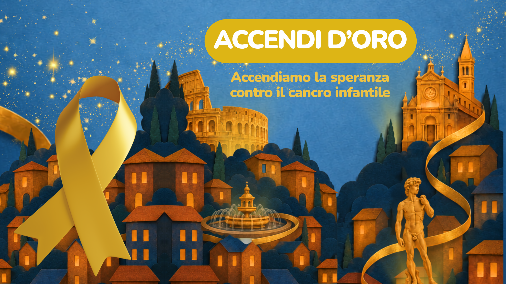 SALUTE: CANCRO PEDIATRICO, TORNA IL “SETTEMBRE D’ORO” 